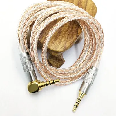 3.5mm 4 Pole TRRS Male to Male AUX Cable ,Support Microphone Function ,Live streaming Audio