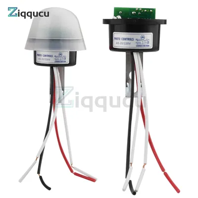 Auto On Off Photocell Light Switch Waterproof Photoswitch Light Sensor Switch for LED Area Light Street Light