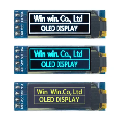 0.91 inch OLED module 0.91" white/Blue OLED 128X32 OLED LCD LED SSD1306 Display Module 0.91" IIC