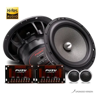 PZ-6508S Upgrade Hi-res 2- way Component Car Audio Speakers With 360W Max Power Deep Bass Fully Midrange,Father's Day Gift