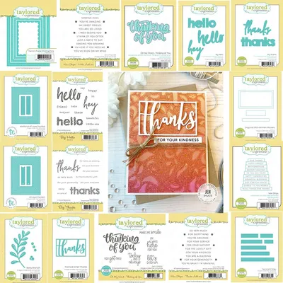 New Stacklets Berry Add-ons Coordinating Frame Strips Thinking of You Metal Cutting Dies Stamp Set