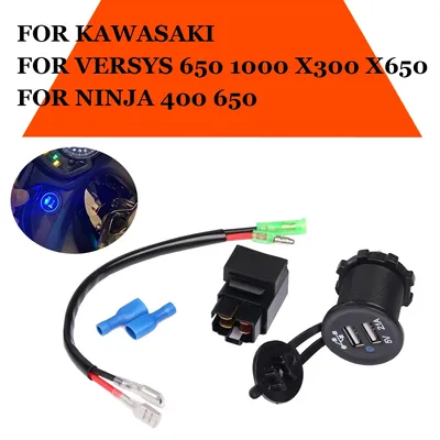 For Kawasaki Versys 650 1000 X300 X650 Ninja 400 Ninja400 Ninja650 2023 Accessories Camera Cellphone