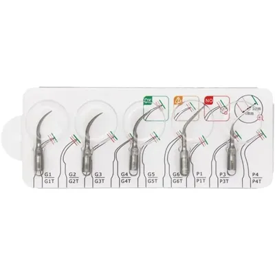 5 piece Dental Hybrid Climbing Tips fit EMS Woodpecker Ultrasonic climbing phone dental odontología