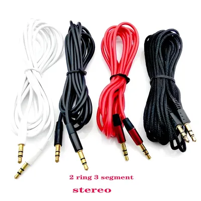 Male to male 3.5mm audio aux cable 1m 35 jack to 3 . 5 mm jack Car aux cable for iPhone headphone