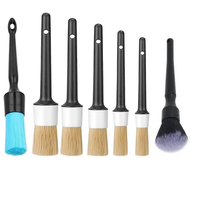 Car Detailing Brush Set Car Cleaning Brushes Sponges Towels for Car Air Vents Rim Cleaning Dirt Dust