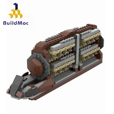 Buildmoc Space Wars Platoon Attack-Craft Space Battle Robots Building Blocks Transport Battleship