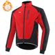 Arsuxeo Homme Veste Velo Cyclisme Coupe vent Veste Polaire Hiver Doublure Polaire Coupe Vent Respirable Doux Vélo Veste VTT Vélo tout terrain Vélo Route Vélo de Ville Noir Rouge Bleu Tenues de