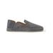 Collapsible-heel Croc-effect Leather-trimmed Suede Espadrilles - Gray - Christian Louboutin Slip-Ons