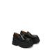 Delusion Platform Loafer - Black - Naked Wolfe Flats