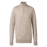 Merino Wool Quarter Zip Sweater