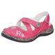 Klettschuh RIEKER Gr. 39, pink (fuchsia) Damen Schuhe Riemchenpumps