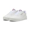 Sneaker PUMA "Carina 2.0 GirlPower Sneakers Damen", Gr. 38, weiß (weiß silber mist passionfruit gray pink), Obermaterial: Synthetik, Textil; Futter: Textil; Innensohle: Textil; Laufsohle: Gummi, Schuhe
