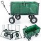 Viking Choice - Chariot de jardin - chariot à bras - avec sac amovible - jusqu'à 450 kg - vert