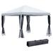 Creationstry 1 ft. W x 1 ft. D Metal Dome Gazebo | 8.7 H x 9.7 W x 9.7 D in | Wayfair JJ-24040195