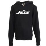 Toddler Wes & Willy Black New York Jets Organic Fleece Pullover Hoodie
