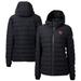 Women's Cutter & Buck Black Oklahoma Sooners Vault Mission Ridge Repreve Eco Insulated Long Puffer Jacket