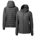 Women's Cutter & Buck Gray Oklahoma Sooners Vault Mission Ridge Repreve Eco Insulated Long Puffer Jacket