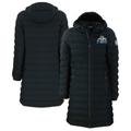 Women's Cutter & Buck Black Pitt Panthers Vault Mission Ridge Repreve Eco Insulated Long Puffer Jacket