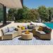 Red Barrel Studio® Okyay 6 - Person Outdoor Seating Group w/ Cushions | 30.7 H x 36.7 W x 30.7 D in | Wayfair 5941256285F44575B20B7C6459F1BC0F