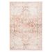 Peach Rectangle 5' x 8' Area Rug - Williston Forge Rectangle Jodena Oriental Machine Woven Microfiber Area Rug in 96.0 x 60.0 x 0.3 in orangeMicrofiber | Wayfair