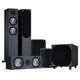 Monitor Audio Bronze Cinema 200 AV12 5.1 Speaker Package Black