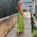 Zara Dresses | Nwt Zara Maxi Dress | Color: Green | Size: Xs