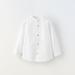 Zara Shirts & Tops | Basic Woven Shirt | Color: White | Size: 3-4 Years