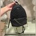 Victoria's Secret Bags | Mini Faux Leather Backpack | Color: Black | Size: Os