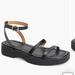 Madewell Shoes | Nwt Madewell The Double-Strap Platform Sandal Black Size 8m | Color: Black | Size: 8