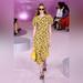 Kate Spade Dresses | Kate Spade Yellow Matchstick Print Dress As Seen On Runway | Size 0 | Color: Brown/Yellow | Size: 0