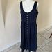 J. Crew Dresses | Cotton Dress Euc Maxi By J.Crew Comfortable With Pockets , Smocked Back. Blue | Color: Blue | Size: 14