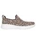 Skechers Women's GO WALK Joy - Mariah Sneaker | Size 6.5 | Leopard | Textile/Synthetic | Vegan | Machine Washable