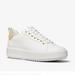 Michael Kors Shoes | Michael Kors Emmett Sneaker White 8 New | Color: White | Size: 8