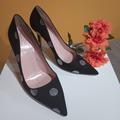 Kate Spade Shoes | Kate Spade Of New York Libby Black Suede Crystal Rhinestone Heel Pumps Size 10 B | Color: Black/Silver | Size: 10