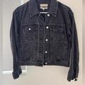 Madewell Jackets & Coats | Black / Grey Denim Crop Jacket | Color: Black | Size: S