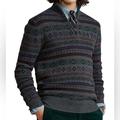 Polo By Ralph Lauren Sweaters | Nwt Polo Ralph Lauren Men High Neck Long Sleeves Sweater, Grey Combo | Color: Gray | Size: Xxl