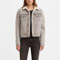 Levi's Jackets & Coats | Levi’s Sherpa Trucker Jacket Xs | Color: Gray/White | Size: Xs