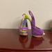 Jessica Simpson Shoes | Jessica Simpson Exclusive Multi Colored Platform Slingback Peep Toe Heels As 8.5 | Color: Blue/Green/Purple/Red | Size: 8.5