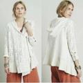 Free People Jackets & Coats | Free People Women's Ivory Lace Jacket | Color: Cream | Size: S
