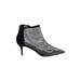 Charles by Charles David Ankle Boots: Black Grid Shoes - Women's Size 9 1/2