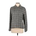 Chico's Jacket: Gray Houndstooth Jackets & Outerwear - Women's Size Medium