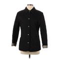 Burberry Jacket: Black Argyle Jackets & Outerwear - Women's Size Small