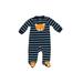 Just One You Made by Carter's Long Sleeve Outfit: Blue Stripes Bottoms - Size 6 Month