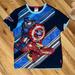 Disney Shirts & Tops | Disney High Quality, Captain America Superhero Tee Cotton And Vinyl. | Color: Blue/Red | Size: Kid’s 8-10