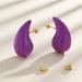 Kate Spade Jewelry | Chunky Purple Hoop Earrings Lightweight, Waterproof, Hollow Open Girls Earings | Color: Purple | Size: Os