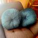 Anthropologie Accents | Anthropologie 2 Velvet Accent Pillow | Color: Blue/Green | Size: Os