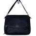 Kate Spade Bags | Kate Spade New York Black Pebbled Leather Shoulder Bag Hand Bag | Color: Black/Silver | Size: Os