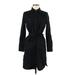 Brooks Brothers Casual Dress - Shirtdress: Black Dresses - Women's Size 8