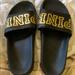 Pink Victoria's Secret Shoes | Pink Slides Size Large | Color: Black | Size: 8