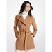 Michael Kors Jackets & Coats | Michael Kors Wool Blend Belted Coat Dark Camel Xs New | Color: Tan | Size: Xs